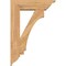 Ekena Millwork Imperial Traditional Smooth Bracket w/ Offset Brace, Western Red Cedar, 7 1/2"W x 26"D x 38"H BKT0806X26X38IMP01SWR - alternate 3